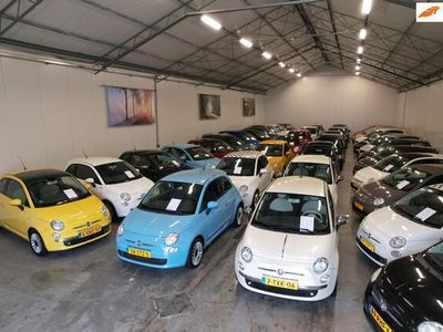 tweedehands Fiat 500 / 15 stuks op voorraad / Airco / Diverse prijzen / Verschillende kleuren