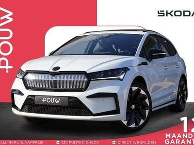 Occasion Skoda Enyaq iV SportLine 150 kW (204 PK) 2022 Wit SUV