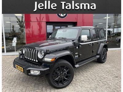 Zwart Occasion 2023 Jeep Wrangler Sahara SUV | € 74.945 (Duur)