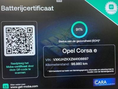 Occasion Opel Corsa-e Edition 100 kW (136 PK) 2021 Blauw Hatchback
