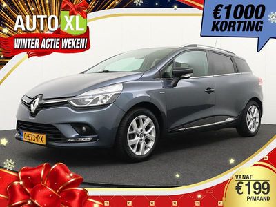 Grijs Gebruikt 2019 Renault Clio GrandTour LIMITED Stationwagen | € 11.940 (Iets duurder)
