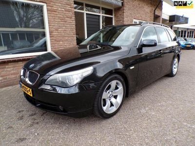 Zwart Gebruikt 2006 BMW 525 Stationwagen | € 6.900 (Duur)