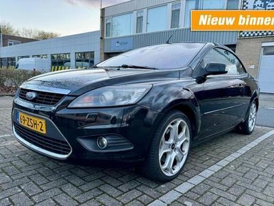 tweedehands Ford Focus Cabriolet 2.0 Titanium AUT LEER NAVI 18 INCH NETTE AUTO APK