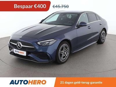Blauw Occasion 2023 Mercedes C300e AMG line Sedan | € 45.549 (Eerlijke prijs)