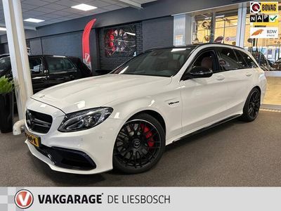 tweedehands Mercedes S63 AMG C-KLASSE Estate AMGEdition 1 PANO,LEER,BURMESTER, MEMORY,BOEKEN