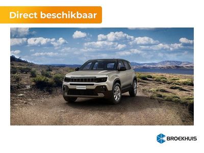 Two tone stone grey / volcano black Nieuw 2025 Jeep Avenger EV Summit SUV | € 37.275 (Eerlijke prijs)