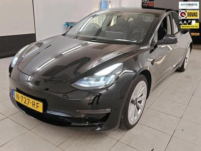 Occasion Tesla Model 3 Long Range AWD 366 kW (498 PK) 2021 Zwart Sedan