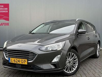 Grijs, metallic lak Occasion 2021 Ford Focus Titanium Stationwagen | € 12.899 (Eerlijke prijs)