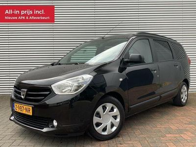 tweedehands Dacia Lodgy 1.6 MPi 5 PERSOONS AIRCO CRUISE AUX USB PDC 2014 HOGE INSTAP DEALER ONDERHOUDEN