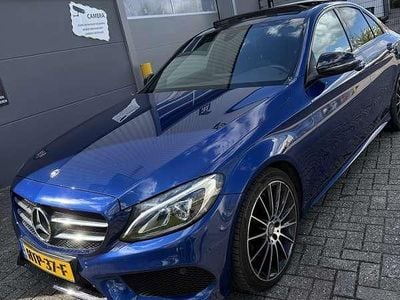 Blauw Occasion 2018 Mercedes C160 AMG Coupé | € 19.000 (Super prijs)