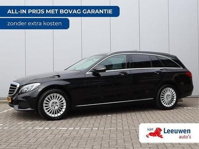 Zwart Occasion 2015 Mercedes C180 Ambition Stationwagen | € 17.995 (Eerlijke prijs)