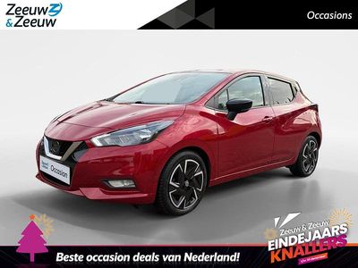 Rood Gebruikt 2021 Nissan Micra Hatchback | € 14.795 (Iets duurder)