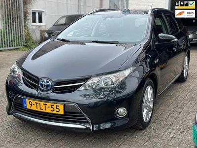 tweedehands Toyota Auris Touring Sports 1.8 Hybrid Lease+ Bj:2014 Camera Parksensor Navi Stoelverwarming NAP