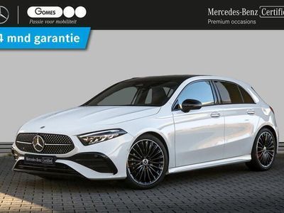 tweedehands Mercedes A180 AMG Line | Premium | Nightpakket | Panoramadak | 19 inch| Stoelverwarming | Sfeerverlichting | Soundsystem |