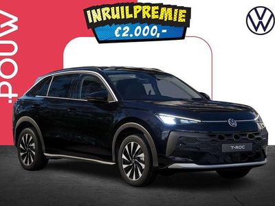 Zwart (metallic) Nieuw 2025 VW T-Roc Edition SUV | € 41.650 (Eerlijke prijs)