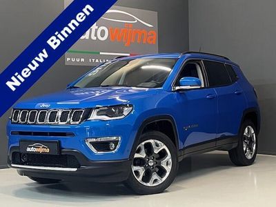 tweedehands Jeep Compass 1.4 MultiAir 170pk Limited 4x4 Automaat Afn.trekhaak, Apple carplay, Beats audio, Navi Dode hoek detectie, achteruitrijcamera