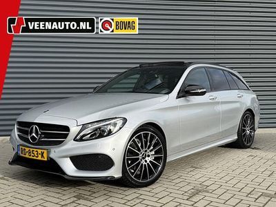 Grijs Gebruikt 2017 Mercedes C180 Premium Stationwagen | € 23.945 (Iets duurder)
