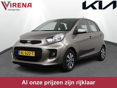 tweedehands Kia Picanto 1.0 CVVT EconomyPlusLine - Navigatie - Airco - Bluetooth - LM Velgen - Radio - 12 maanden Bovag garantie