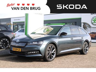 tweedehands Skoda Superb Combi 1.4 TSI iV 218pk Sportline Business | 360 Camera | Adaptieve Cruise Control | Stuur- & Stoelverwarming | Voorruit verwarmbaar