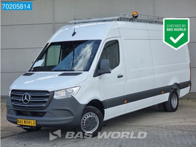 tweedehands Mercedes Sprinter 519 CDI 3.0 V6 190pk Automaat Dubbellucht L3H2 10" MBUX Clima Cruise Camera Imperiaal 15m3 A/C Cruise control