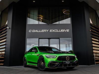 tweedehands Mercedes AMG GT 4-Door Coupe AMG 63 SE - Original MANSORY - Incl. BTW | 843pk | Ceramic | Aerow package | Matt green | 22'' Forged Wheels