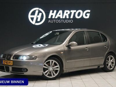 tweedehands Seat Leon 1.8-20VT Topsport *MOTORSCHADE* + ORIG. NEDERLANDS