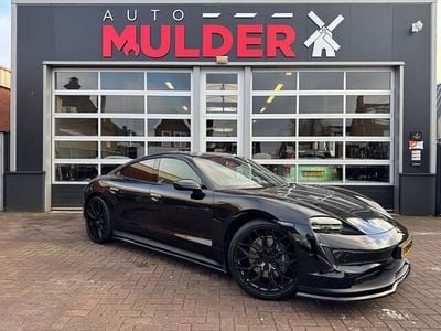 Occasion Porsche Taycan Performance Package 280 kW (381 PK) 2021 Zwart Sedan