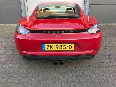 Rood Occasion 2017 Porsche 718 Cayman Coupé | € 45.599