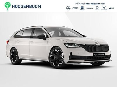 Wit Nieuw 2025 Skoda Superb Business Line Stationwagen | € 55.665 (Iets duurder)