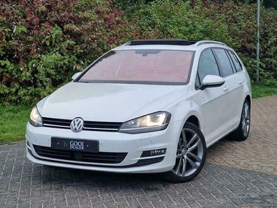 tweedehands VW Golf VII Variant 1.6 TDI Highline KEYLESS DSG PANO LEDER NAVI VOL!!