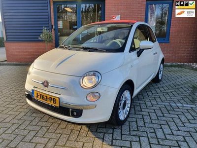 Wit Occasion 2013 Fiat 500C Lounge Cabriolet | € 9.445 (Eerlijke prijs)