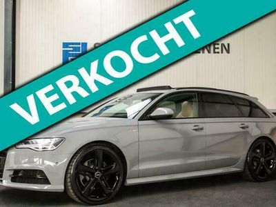 tweedehands Audi A6 Avant 2.0 TFSI Quattro S line Edition 252pk Automaat! 1e| Exclusive|Nardo Grey|Panoramadak|Kuipstoelen|Luchtvering|360