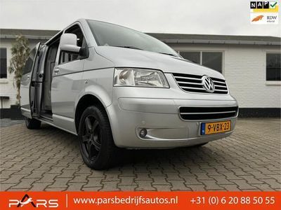 tweedehands VW Transporter 2.5 TDI 340 Lang 66 Edition Youngtimer DC Dubbele cabine 131PK Airco Navi Cruise Controle elk. Ramen Marge!