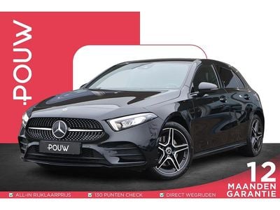 Zwart Occasion 2021 Mercedes A250 AMG line Hatchback | € 26.450 (Goede deal)