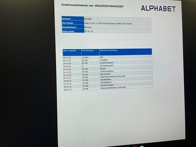 Occasion Audi A3 Sportback Advanced 110 PK (80 kW) 2022 Blauw Hatchback