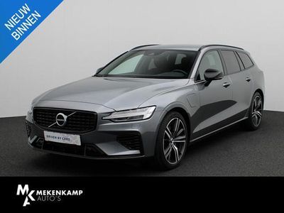 tweedehands Volvo V60 2.0 T6 Recharge AWD R-Design 19"/Dodehoek/Harman Kardon/Cruise Adaptieve/Trekhaak/Camera/PDC v+a/LED/Stoel + voorruitverwarming/Apple Carplay & Android Auto