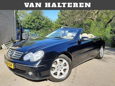 Occasion Mercedes CLK200 Avantgarde 163 PK (119 kW) 2004 Zwart (metallic) Cabriolet