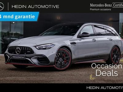 Grijs, metallic lak Gebruikt 2025 Mercedes C63S AMG Edition Stationwagen | € 117.900