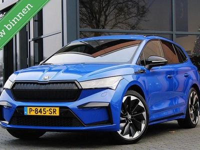 Occasion Skoda Enyaq iV SportLine 150 kW (204 PK) 2022 Blauw SUV