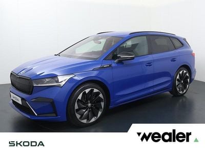Blauw Occasion 2022 Skoda Enyaq iV SportLine SUV | € 24.940 (Super prijs)