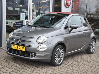 Grijs Gebruikt 2018 Fiat 500C Lounge Cabriolet | € 10.950 (Eerlijke prijs)