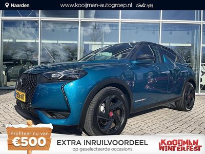 Blauw Occasion 2022 DS Automobiles DS3 Crossback E-Tense Performance Line Plus SUV | € 23.945 (Duur)