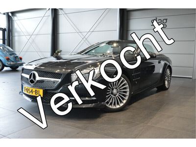 tweedehands Mercedes SL500 AMG navi leer pano cruise stoelkoeling 27000 km 456 pk !!