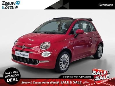 Occasion Fiat 500C Lounge 80 PK (58 kW) 2017 Rood Cabriolet