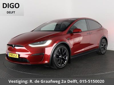 Rood Occasion 2023 Tesla Model X SUV | € 75.000