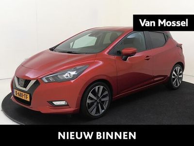Rood Gebruikt 2021 Nissan Micra Tekna Hatchback | € 14.940 (Iets duurder)