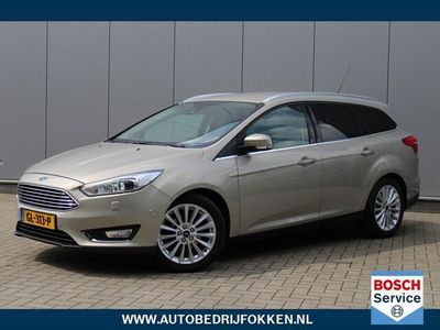 tweedehands Ford Focus Wagon 1.0 Titanium Edition Navi|Clima|Cruise|LM-Velgen|Audio