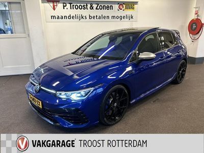 tweedehands VW Golf VIII 2.0 TSI R 4Motion Performance Panoramadak | Adaptieve cruise control | Lane assist | Sfeerverlichting | Achteruitrijcamera | 19INCH | Stoel+stuurverwarming | Climate control | Apple carplay | Navigatie | Lapiz Blue