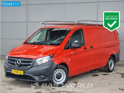 tweedehands Mercedes Vito 114 L3 XL 2x Schuifdeur Imperiaal Trekhaak Airco Cruise Camera 6m3 Airco Trekhaak Cruise control