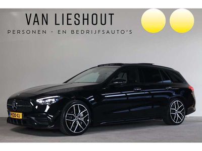 tweedehands Mercedes C200 Estate Launch Edition AMG Line NL-Auto!! Pano I El